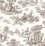 NextWall Chateau Toile Peel and Stick Wallpaper (Sable Brown)