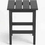 WestinTrends Outdoor Patio Adirondack Side Table, Gray