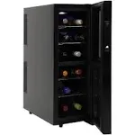 Koolatron 12-Bottle Dual-Zone Wine Cooler