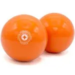 STOTT PILATES Toning Ball, Two-Pack 1-Pound, Orange 