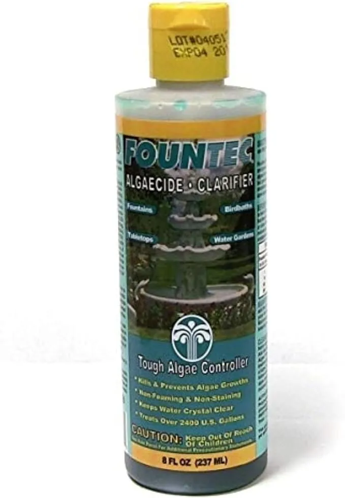 EasyCare Fountec Fountain Water Algaecide and Clarifier - 8 oz bottle