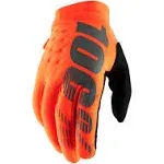 100% Brisker Gloves - Orange