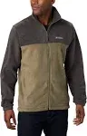 Columbia Men's Steens Mountain 2.0 Full Zip Fleece Jacket (Shark/Stone Green, XXL)