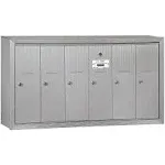 Salsbury 6 Door Vertical Mailbox | USPS Approved Aluminum Mailboxes for Apartments & Offices