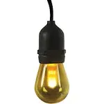 Feit Electric LED Flame Bulb String Lights Amber 12 ft 6 Lights