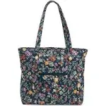 Vera Bradley Vera Tote Bag Fresh Cut Floral Green NWT