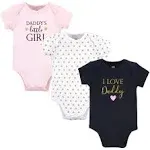 Hudson Baby Cotton Bodysuits, Girl Daddy