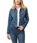 Jessica Simpson Women&#039;s Pixie Classic Feminine Fit Crop Jean Jacket