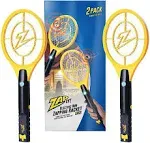 Zap It! Electric Fly Swatter Racket & Mosquito Zapper - High Duty 4,000 Volt Electric Bug Zapper Racket - Fly Killer USB Rechargeable Fly Zapper