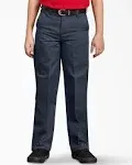 Dickies Boys' Flexwaist Flat Front Pants Dark Navy 14