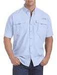 Pfg Bahama Ii Short-sleeve Sport Shirt In Sail Blue