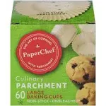 Paper Chef Baking Cups Parchment 60 Ct