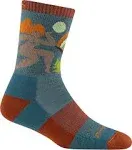 Darn Tough Trailblazer Micro Crew Lightweight Cushion Sock - Women's Teal, M