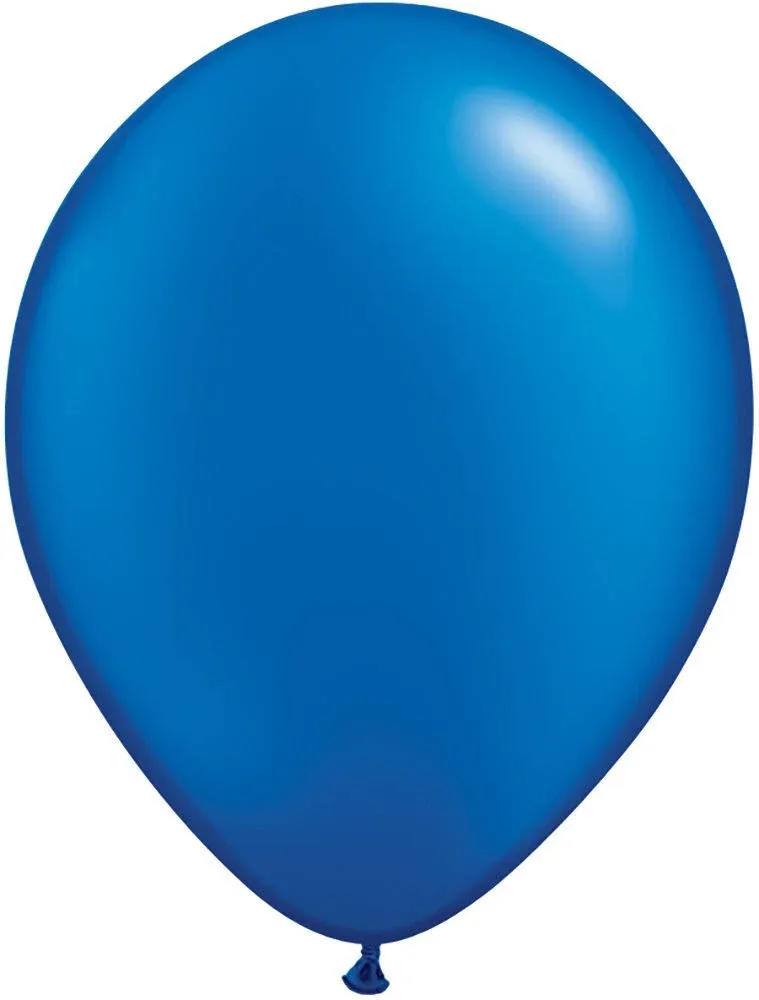 Qualatex Pearl Latex Balloons 11" / Sapphire Blue