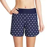 Lands' End Women's 5" Quick Dry Swim Shorts with Panty