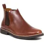 Deer Stags Men's Rockland Chelsea Boot Redwood-dark Brown 9