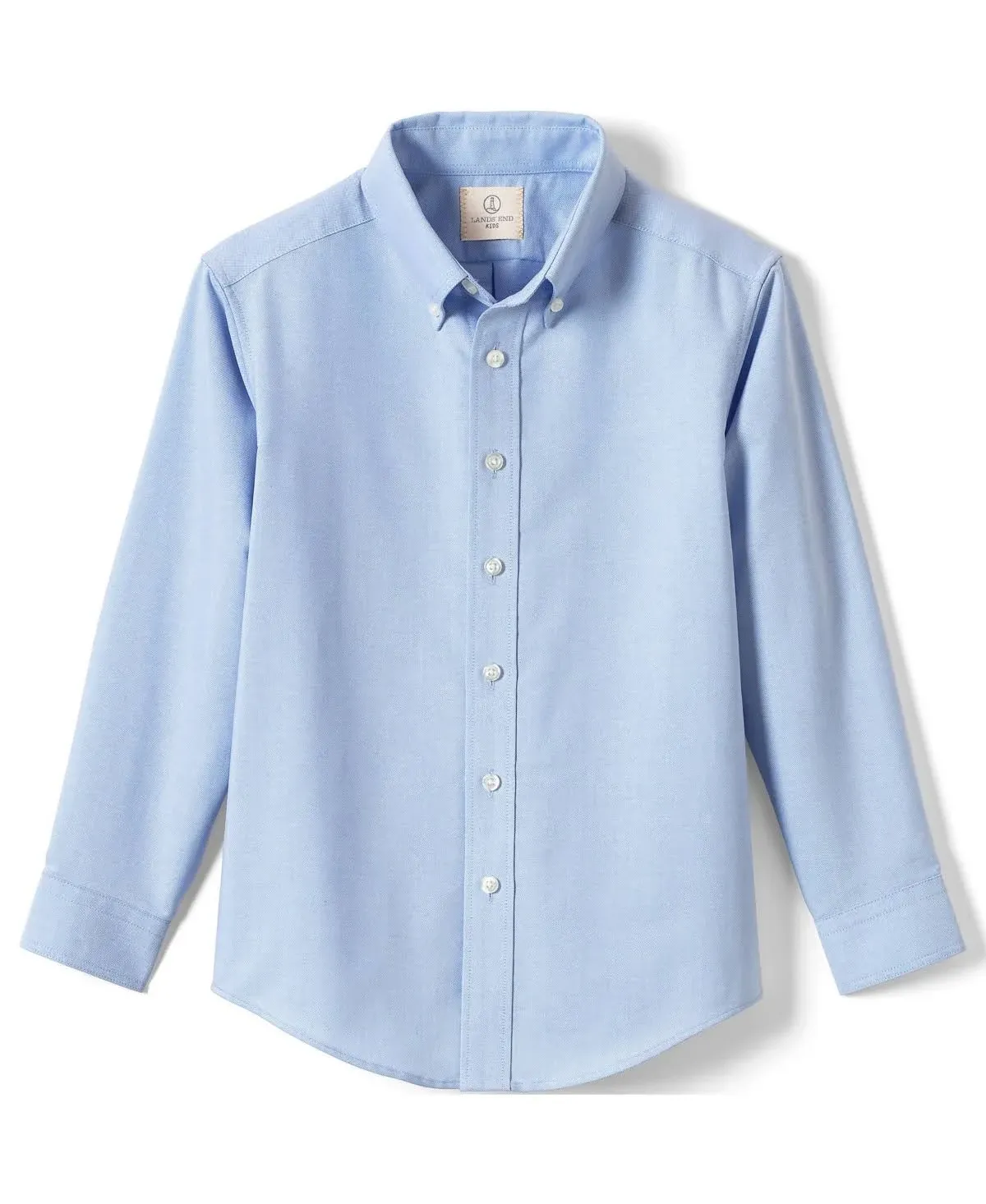 Lands' End Boys' Husky Oxford Dress Shirt