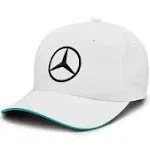 Team Mercedes AMG F1 2024 white baseball cap size one size