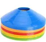 25 Pcs Pro Disc Cones - Training Cones Agility Soccer Cones with Carry Bag for Training, Soccer, Football, Basketball,Kids and Other Sports and Games