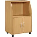 Hodedah Mini Microwave Cart