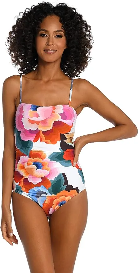 La Blanca Women's Bandeau One Piece Swimsuit