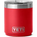 YETI Rambler 10 oz Lowball 2.0 with Magslider Lid - Rescue Red