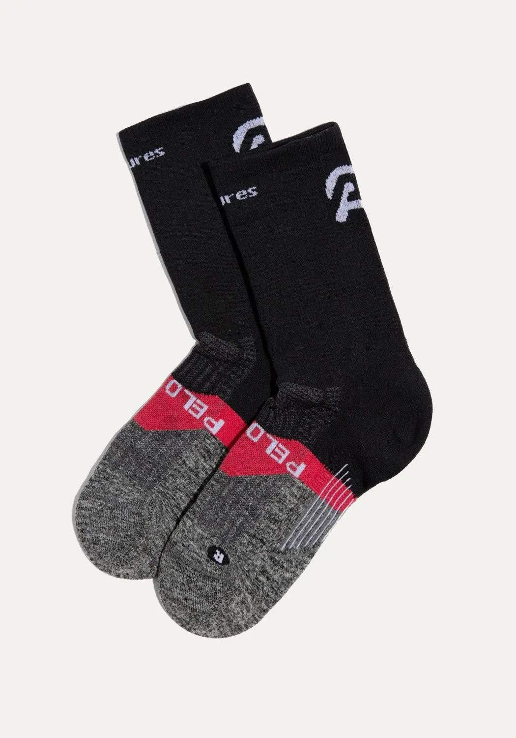 Feetures Core Peloton Elite Light Cushion Mini Crew Sock M (6-8.5)/W (7-9.5)