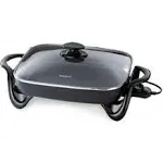 Presto Cast Aluminum Electric Skillet with Glass Lid, 16"