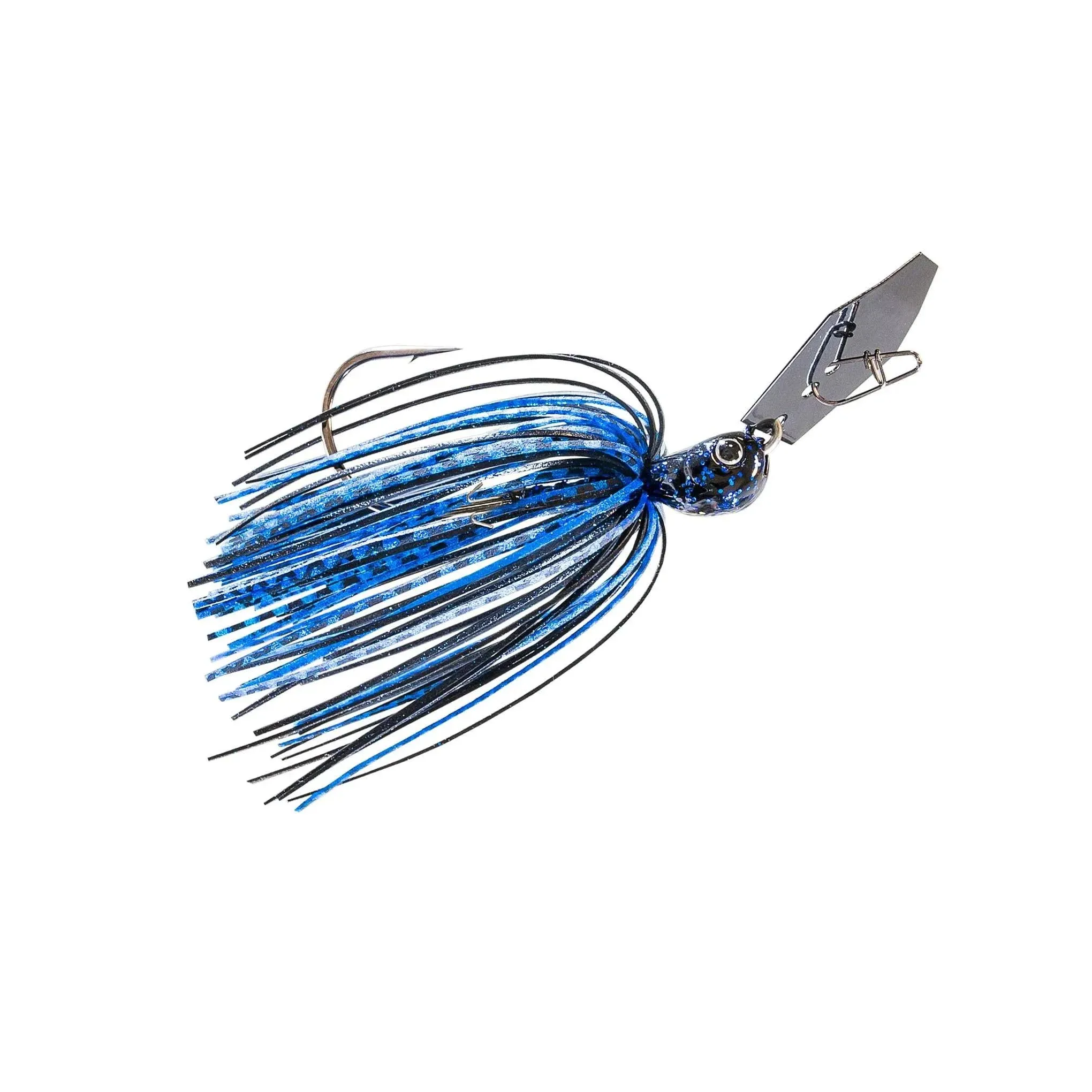 Z-MAN CBJH12-06 Chatterbait Jack Hammer 1/2 oz Black/Blue, Multi, One Size