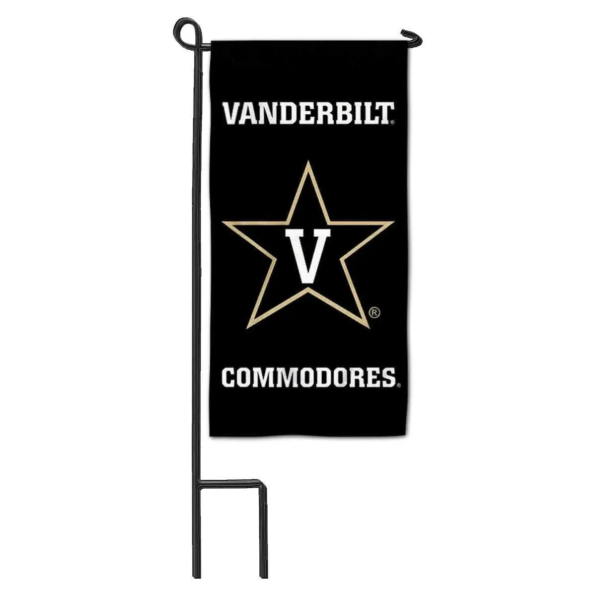 Vanderbilt Commodores Table Centerpiece and Mini Garden Flag Topper Marker