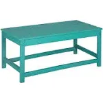 WestinTrends Outdoor Patio Classic Adirondack Coffee Table - Turquoise