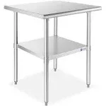 Stainless Steel Commercial Kitchen Prep Table - 30&#034; x 30&#034;