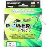 POWER PRO Spectra Fiber Braided Fishing Line, Moss Green, 500YD/50LB