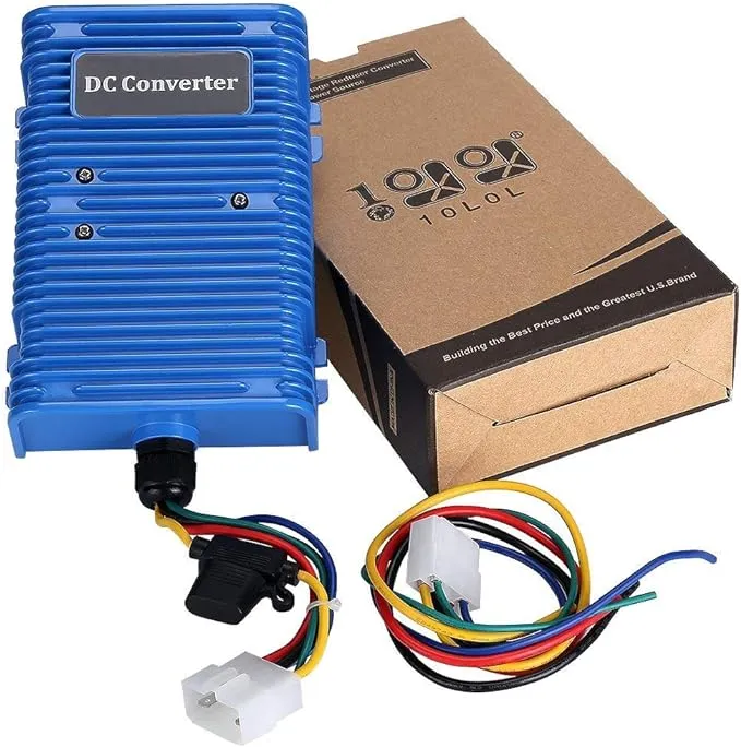 10L0L 30 Amp Golf Cart Voltage Reducer Voltage Converter (36V/48V to 12V) with ...