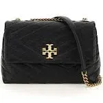 Tory Burch Kira Chevron Chain Wallet - Black