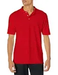 NEW Hanes Mens X-Temp Deep Red Polo Size Large