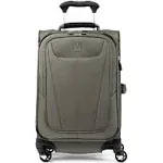 Travelpro Maxlite 5 Softside Expandable Carry On Luggage with 4 Spinner Wheels, Lightweight Suitcase, Men and Women, Slate Green, Compact Carry On