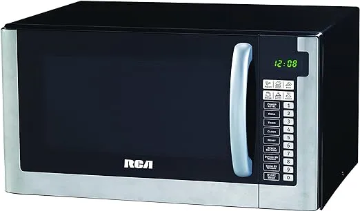 RCA RMW1203 1.2 Cubic Foot Microwave, Stainless Steel