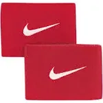 Nike Guard Stay Soccer Straps, Red/White