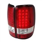 Spec-D Tuning Spec-D Suburban Tahoe Yukon / Denali Led Taillights Red Led With Red Lens - LT-DEN00RLED-TM