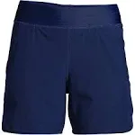 Lands' End Women's 5" Board Shorts with Panty - 12 - Deep Sea Navy