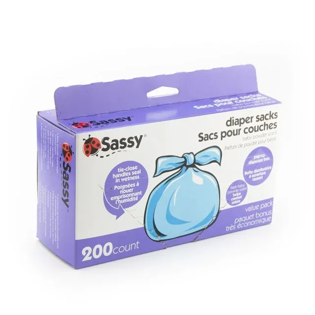 Sassy Disposable Diaper Sacks - 200 count