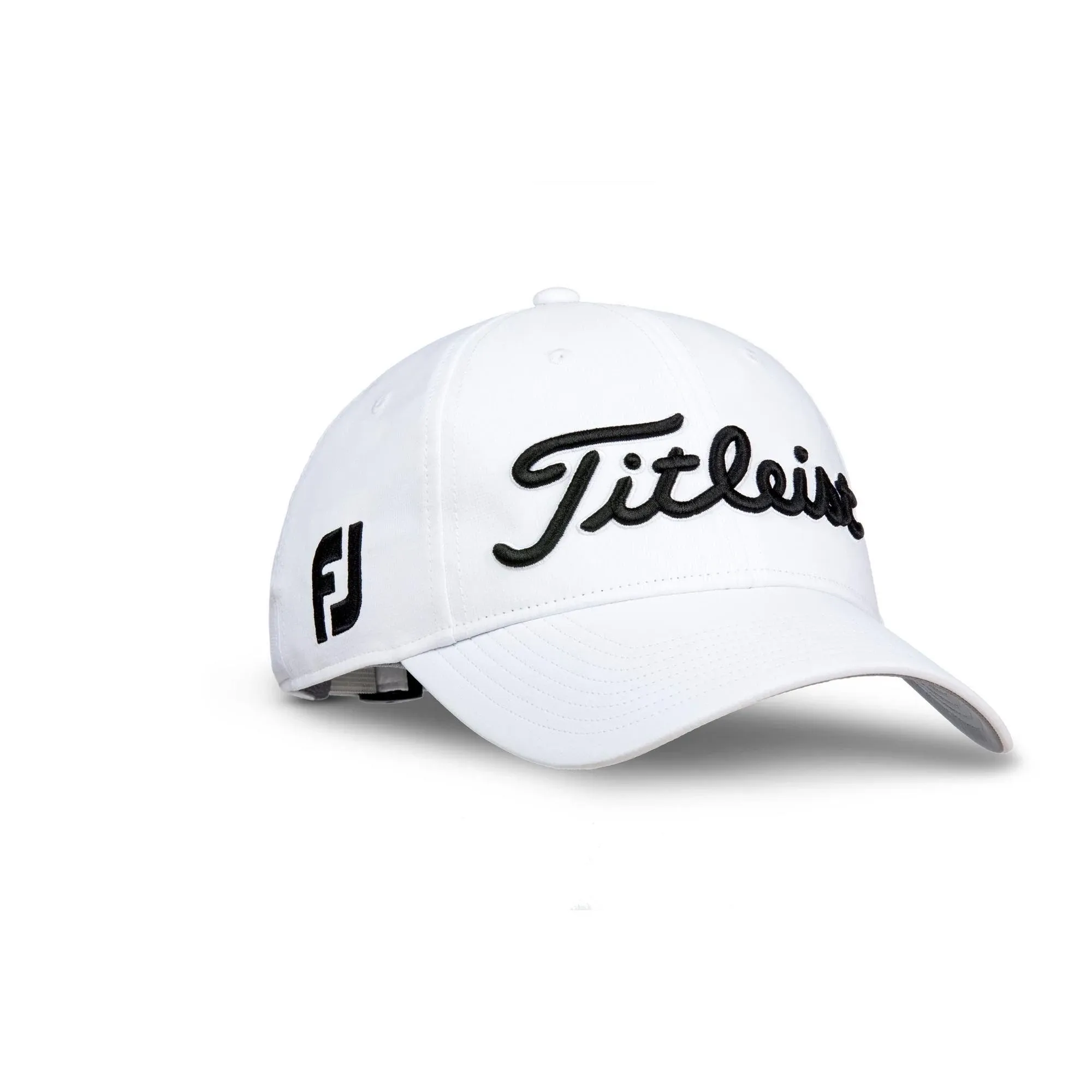 NEW TITLEIST Men&#039;s Tour Performance &#039;PRO-V1&#039; &#039;FJ&#039; Hat/Cap-Staff White/Black