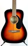 Fender CC-60S Concert Acoustic Guitar, 3-Color Sunburst