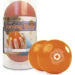 Merrithew STOTT PILATES Toning Ball, Two-Pack (Lemon), 2 lbs / 0.9 kg each....