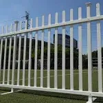 42in H x 92in W (1 Panel) Freestanding Zippity Lightweight Portable Fence Kit, White Vinyl Picket Fence Panel, Portable Outdoor & Indoor Fence for Temporary Events, Easy Install for Backyard, ZP19026