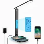 Desk Lamp Led Desk Lamp With Wireless Charger Usb Charging Port Adjustable Folda