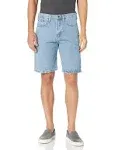 Wrangler Authentics Mens Relaxed Fit Five Pocket Jean Short | Light Stonewash 36