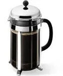 Bodum Chambord 12-Cup French Press Coffeemaker, Chrome