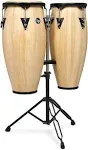 Latin Percussion City Series Conga Set with Stand - Dark Wood